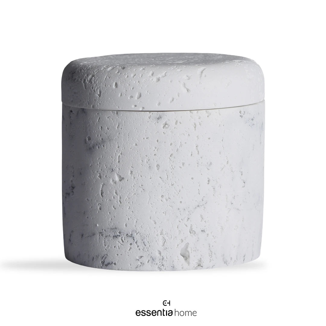 Suds Storage Jar Marble White | Rove