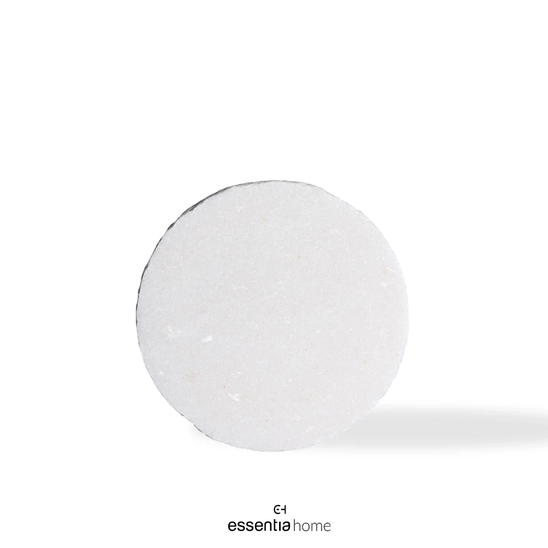 Coaster 10cm White Marbliss – Set of 4