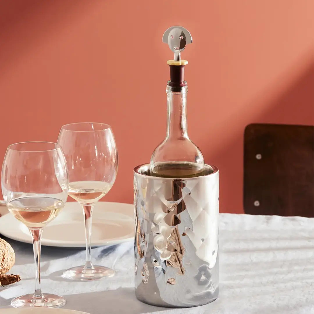 Anna Stop 2 Press Cap in Black by Alessandro Mendini for Alessi