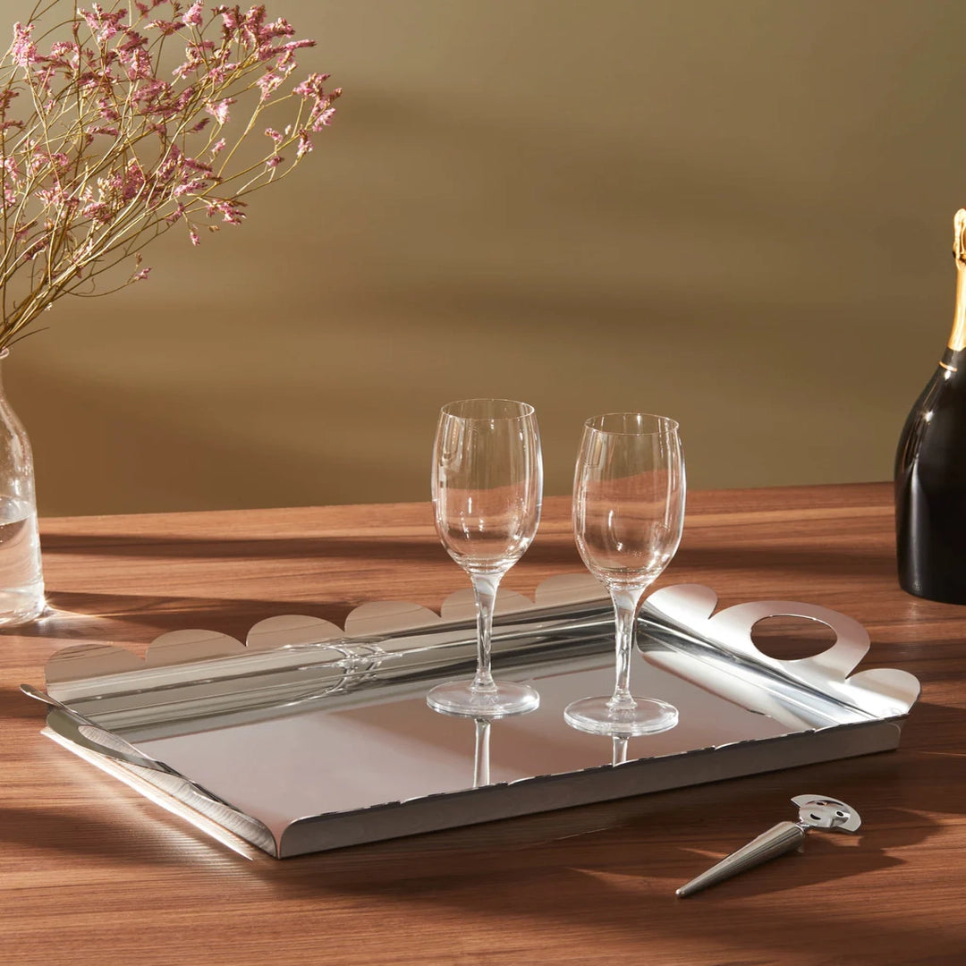 Rectangular Tray with Handles Recinto