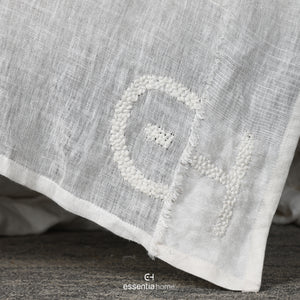 White Thin Throw