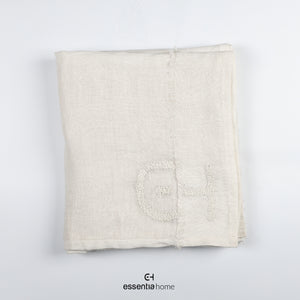 White Thin Throw