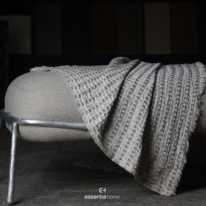 EH Rippled Serenity Textured Cotton Throw
