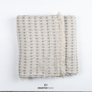 EH Rippled Serenity Textured Cotton Throw