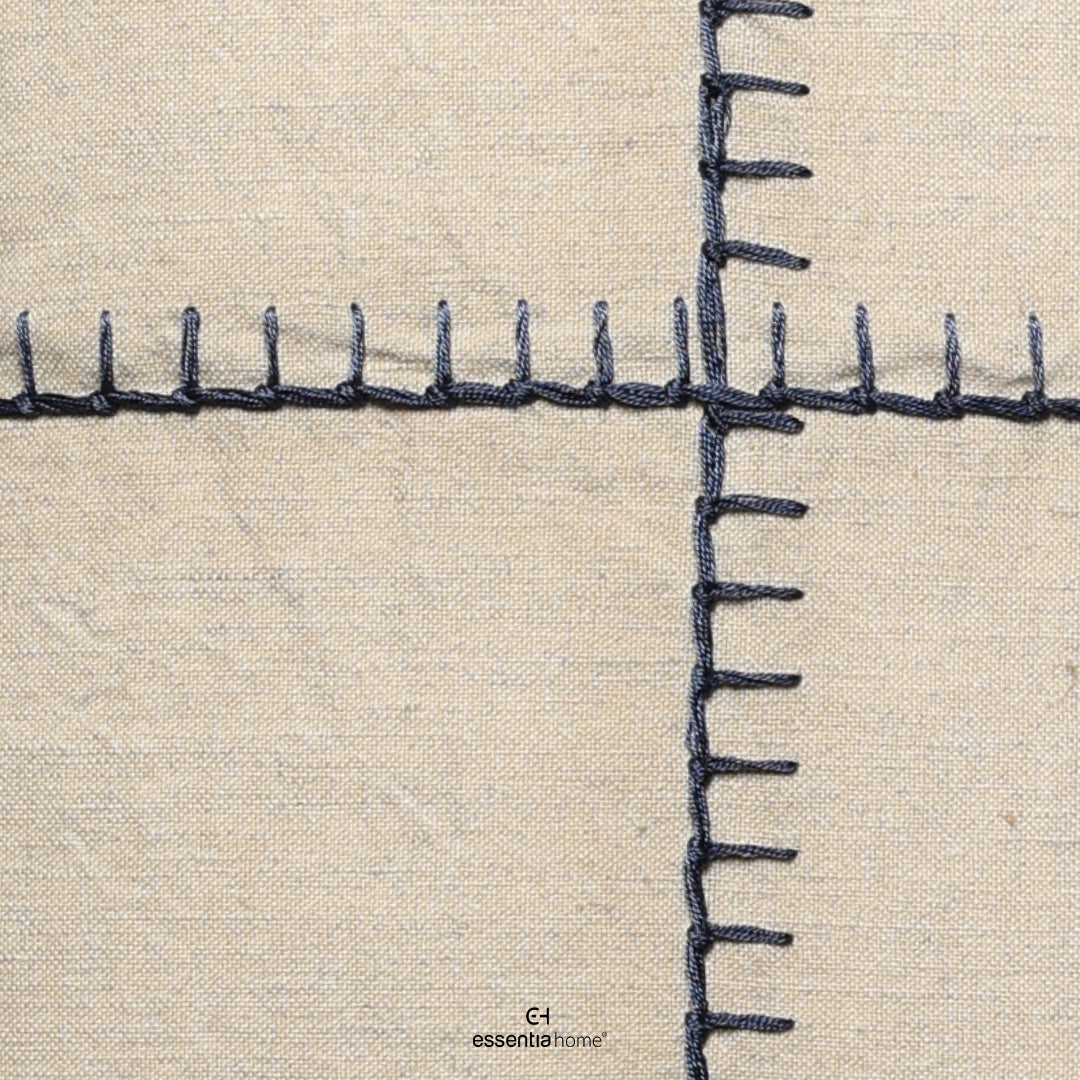 Cross-Stitch Edge Cushion