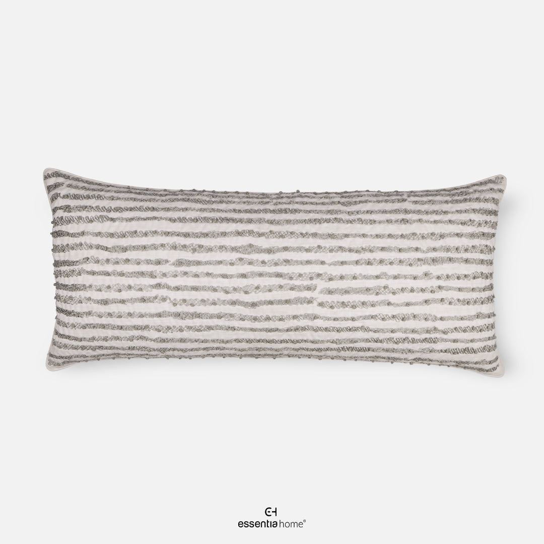 Stonewash stripes cushion cover