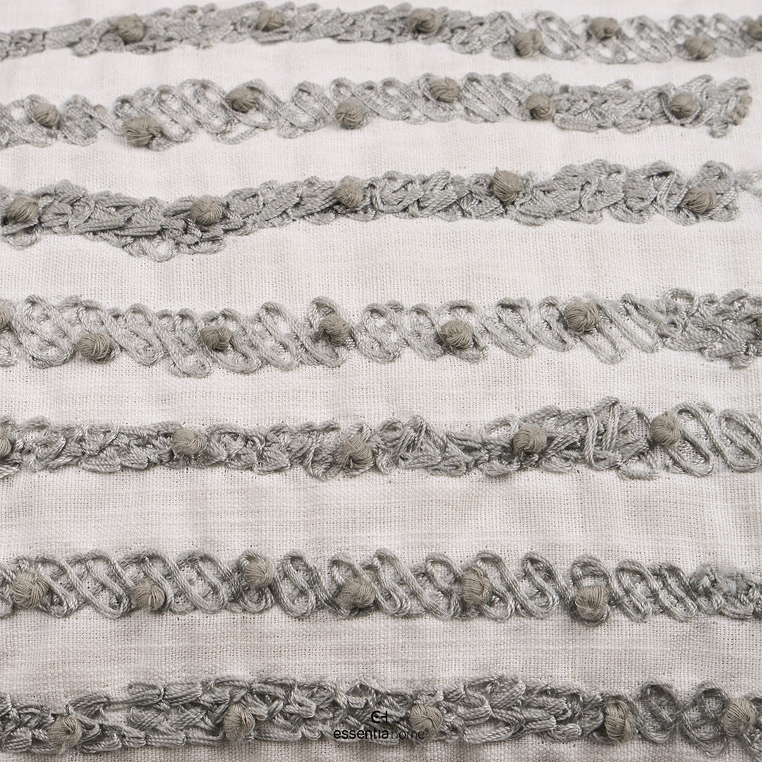 Stonewash stripes cushion cover