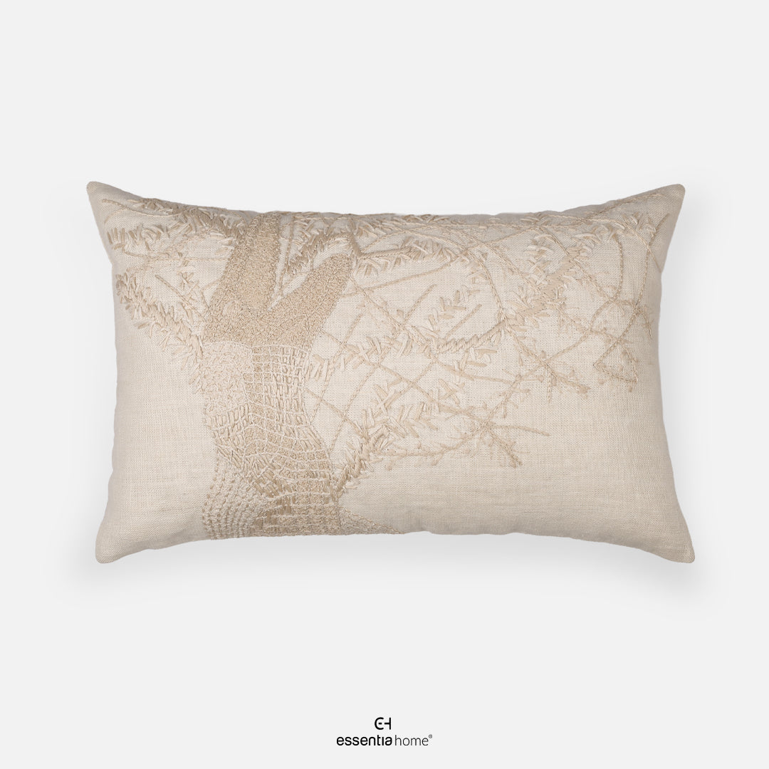 Crocodile Treehide handwork Cushion