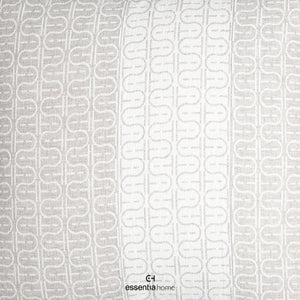 E-H Print Grey And White Cushion