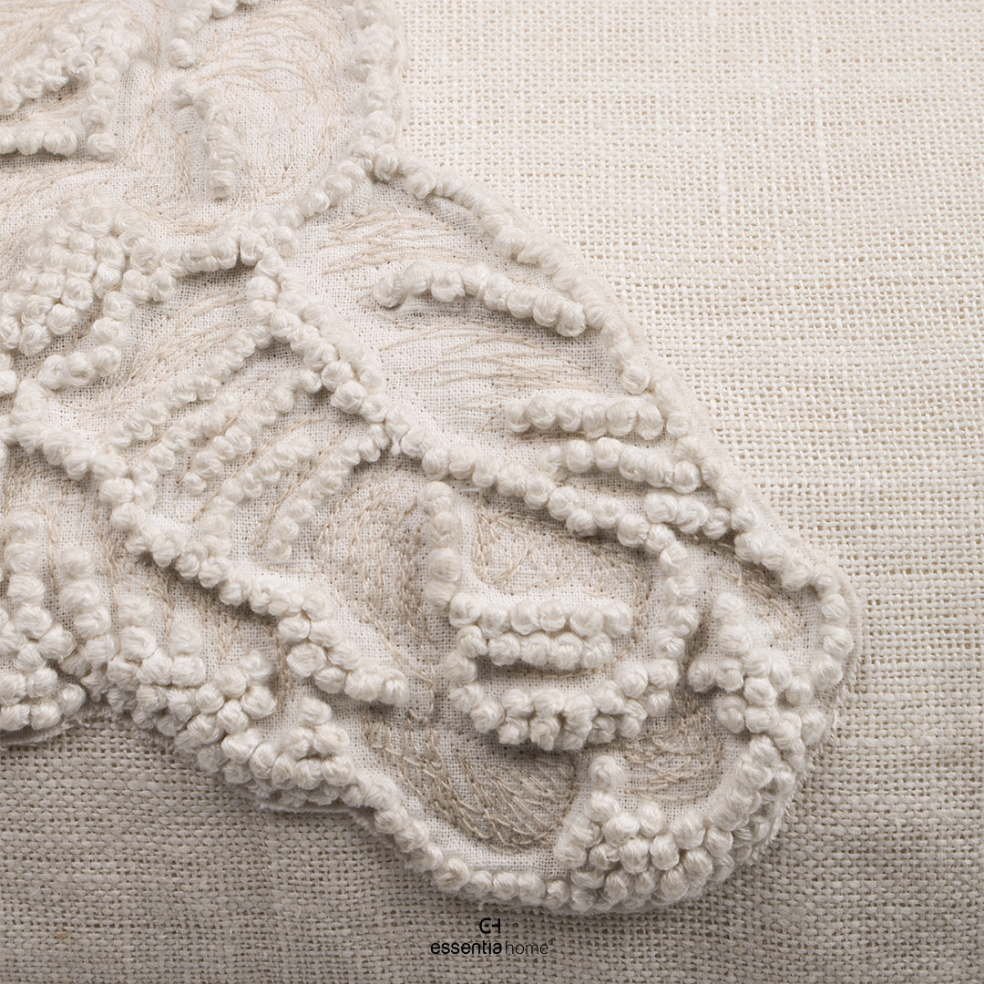 DOTTS WORK EMBROIDERY EMBOSSED CUSION