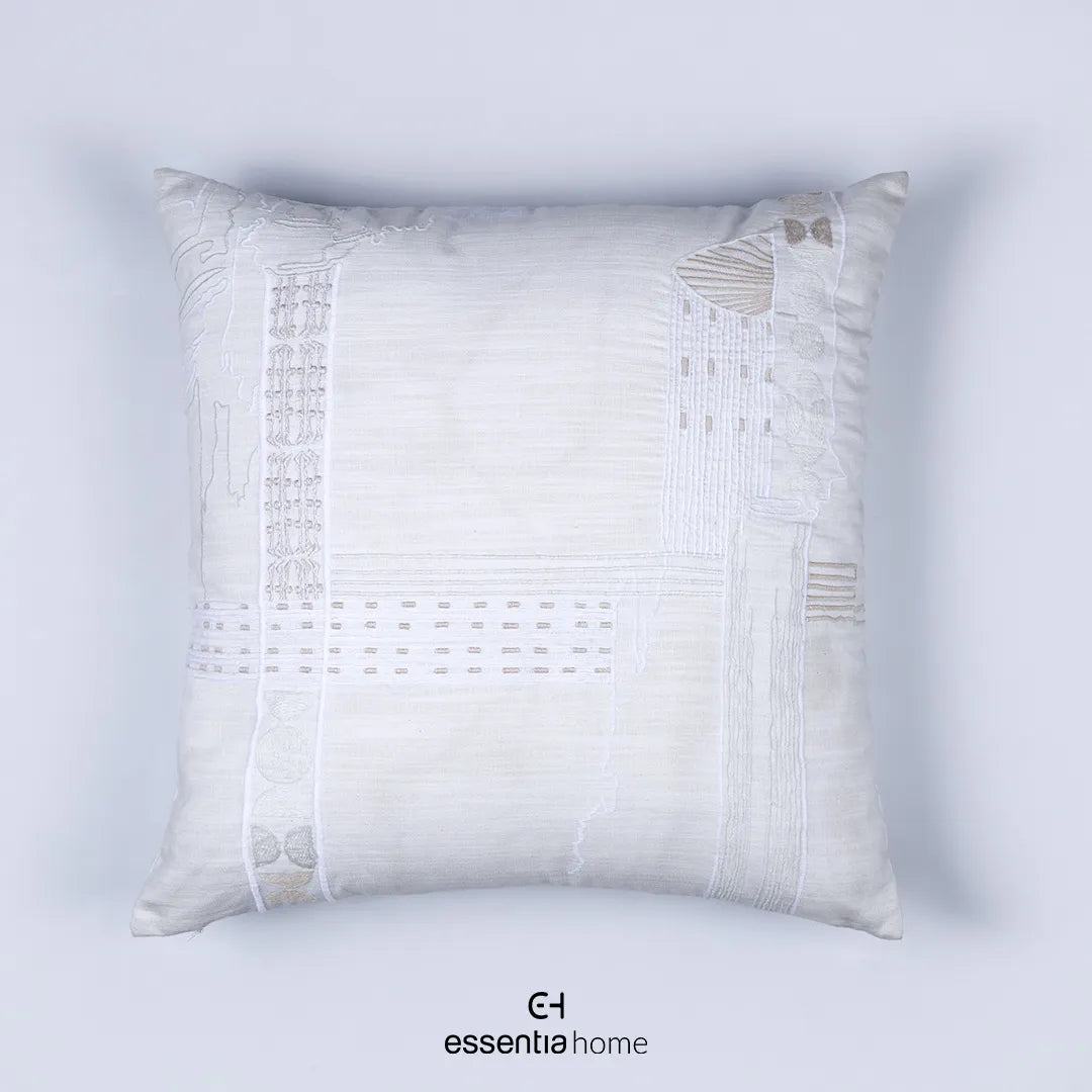 Ecru Mosaic Cushion