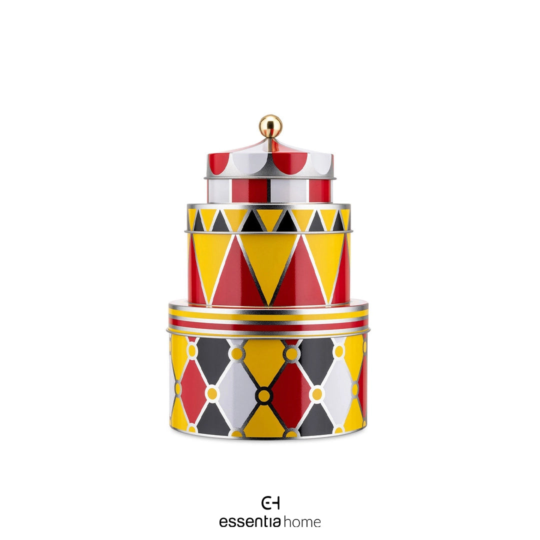 CIRCUS ALL-PURPOSE BOXES - STAINLESS STEEL SET OF 3