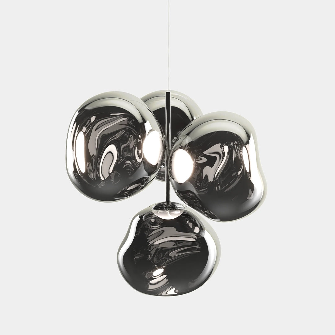 Melt Chandelier Small Gold LED CB