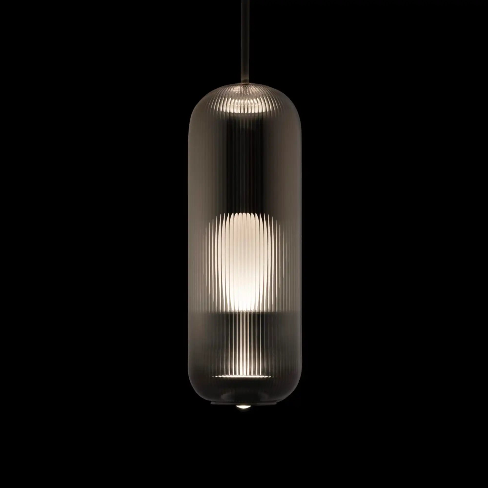 PIERO Cylinder Suspension Lamp - Titanium