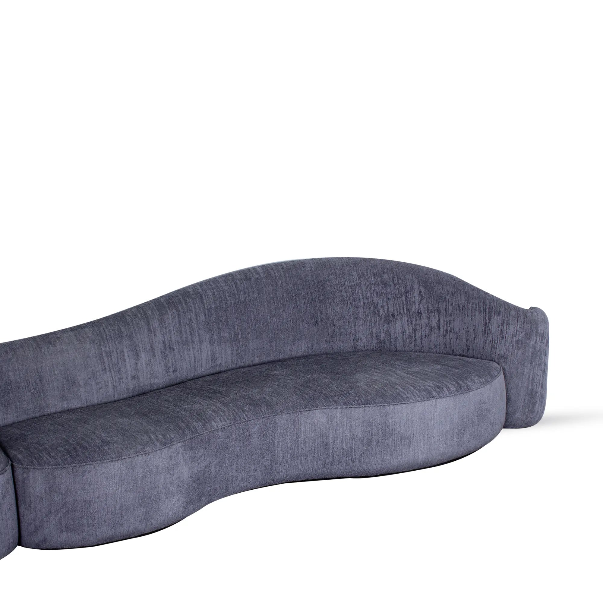 Nocturne Sofa – Velvet Depth Meets Cinematic Curves