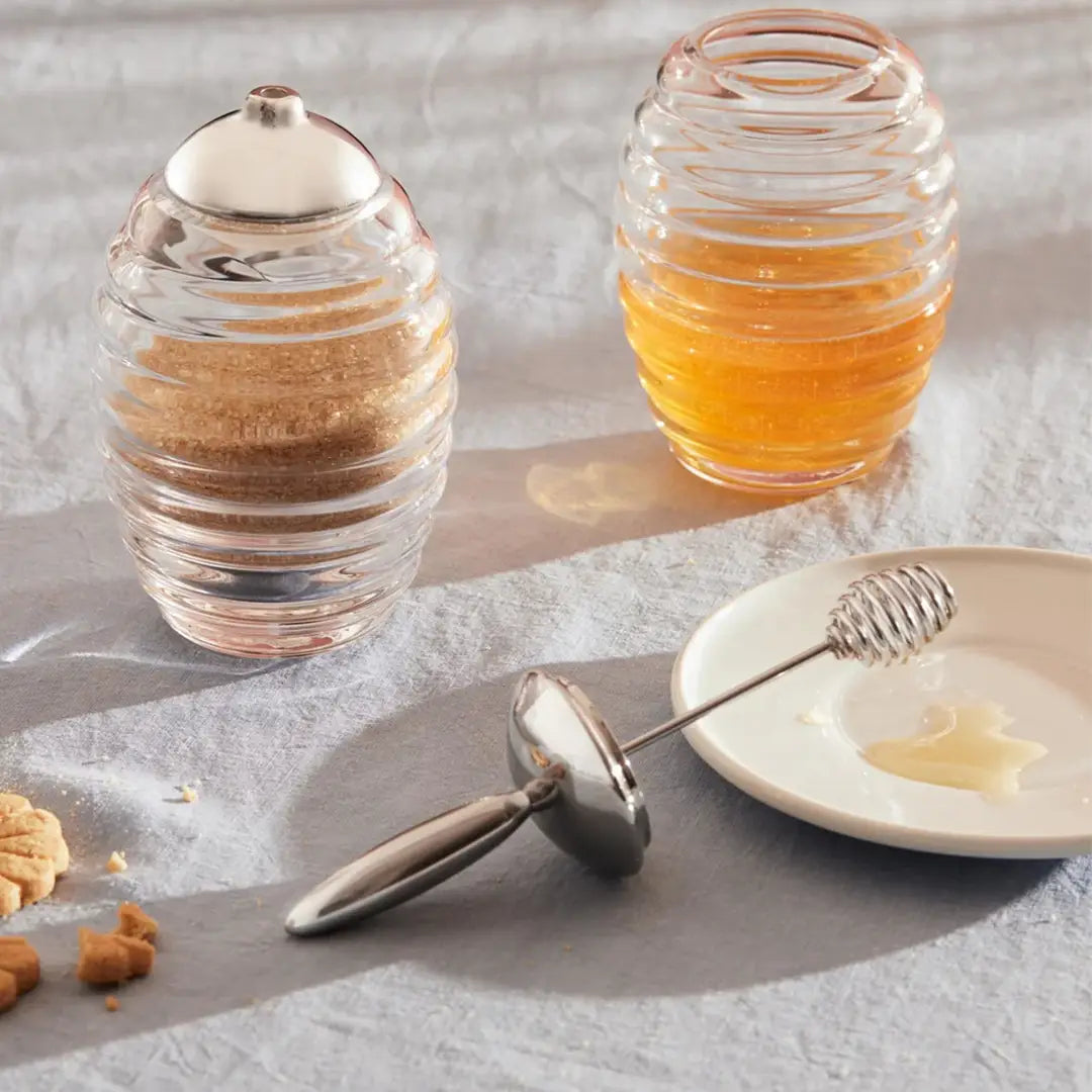 Honey Pot with Dipper by Theo Williams for Alessi