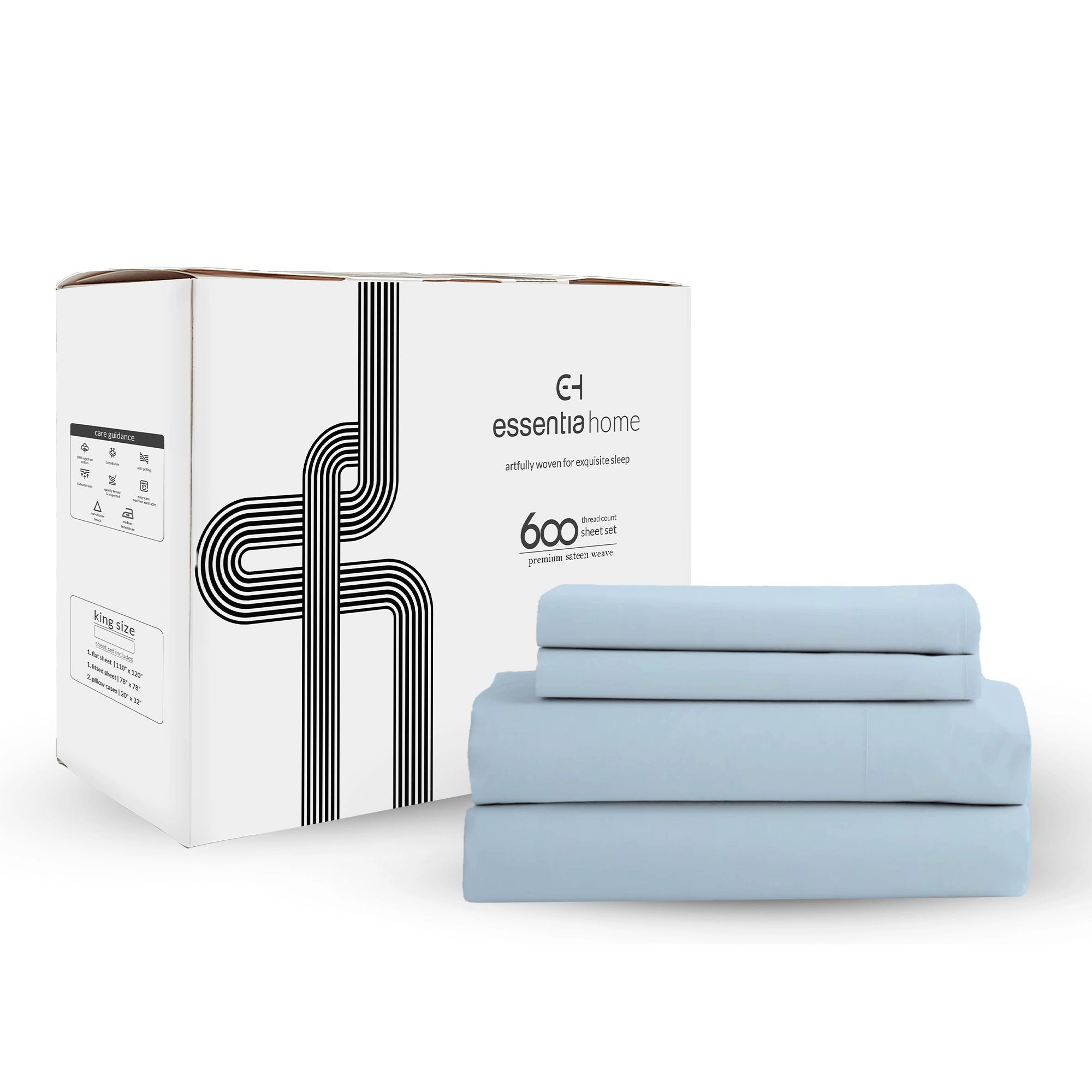 Luxe Weave Cotton-Sateen Bedding Set