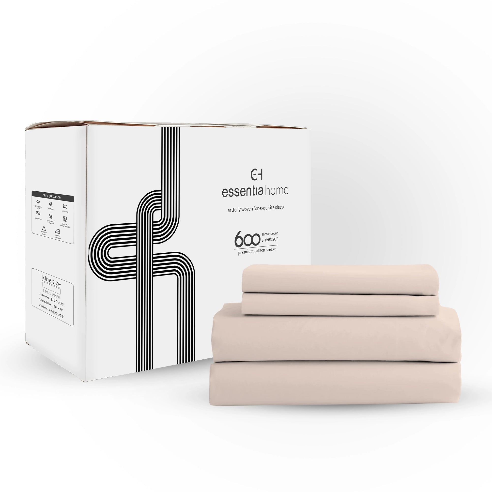 Luxe Weave Cotton-Sateen Bedding Set