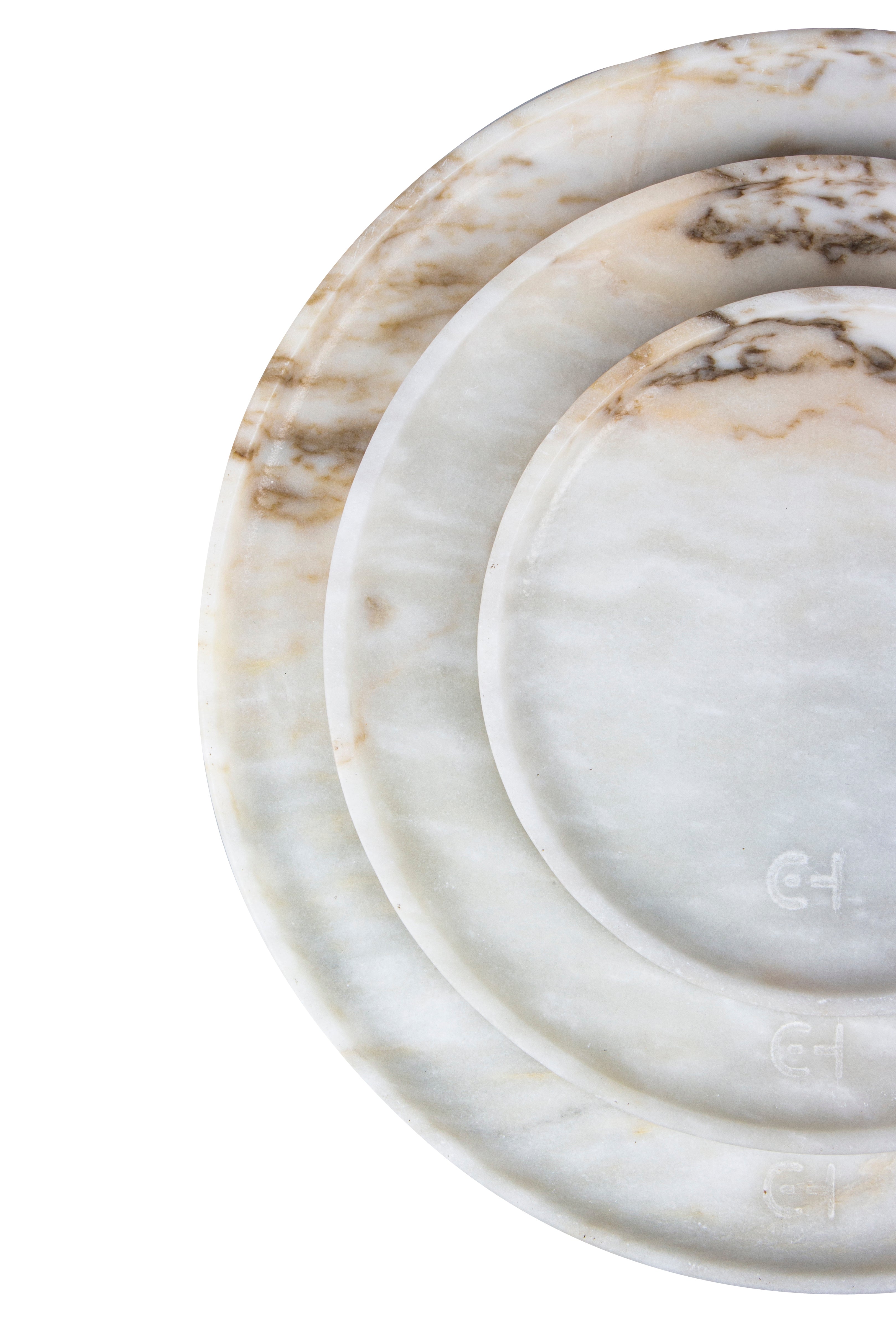 Round Stone Tray