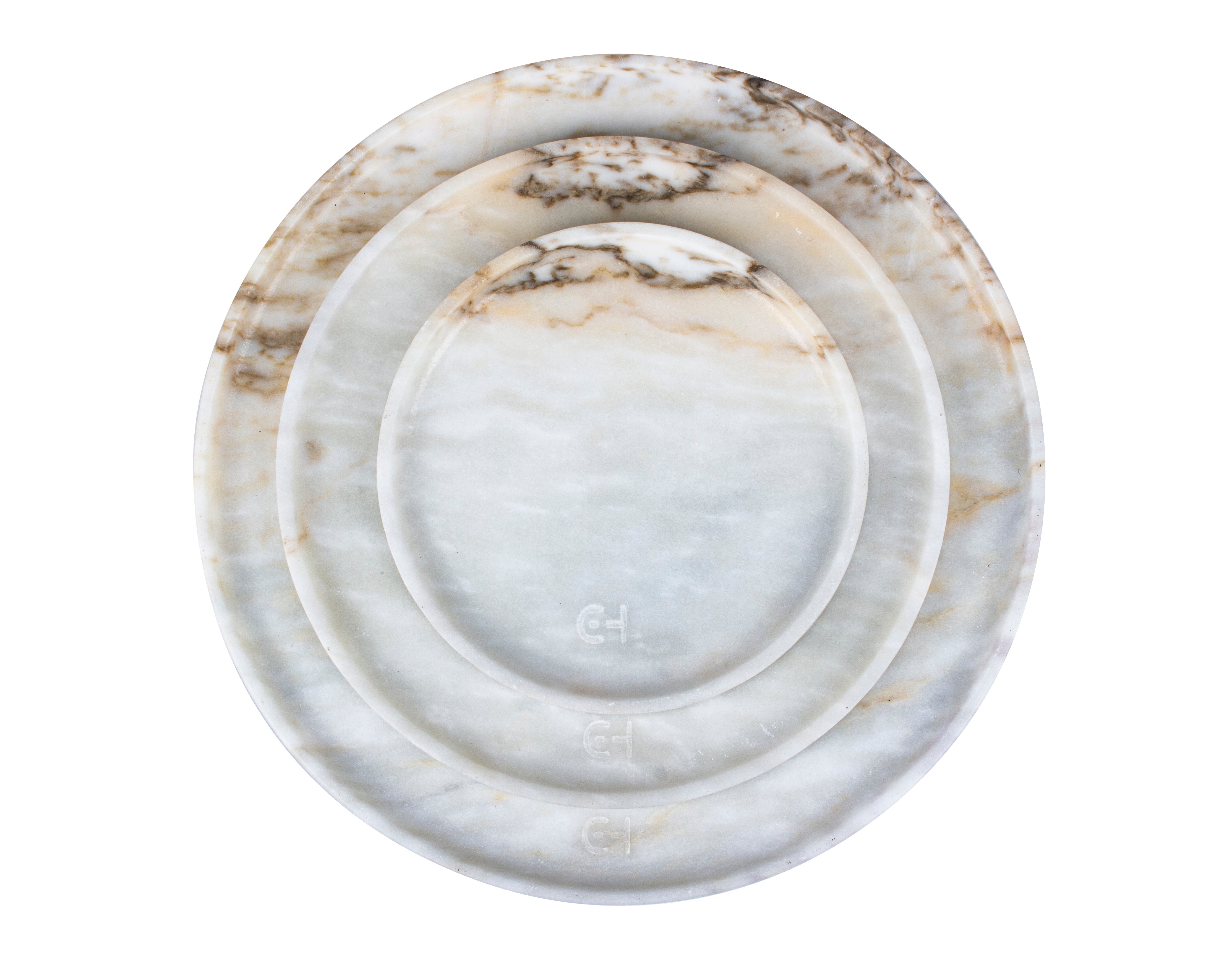 Round Stone Tray