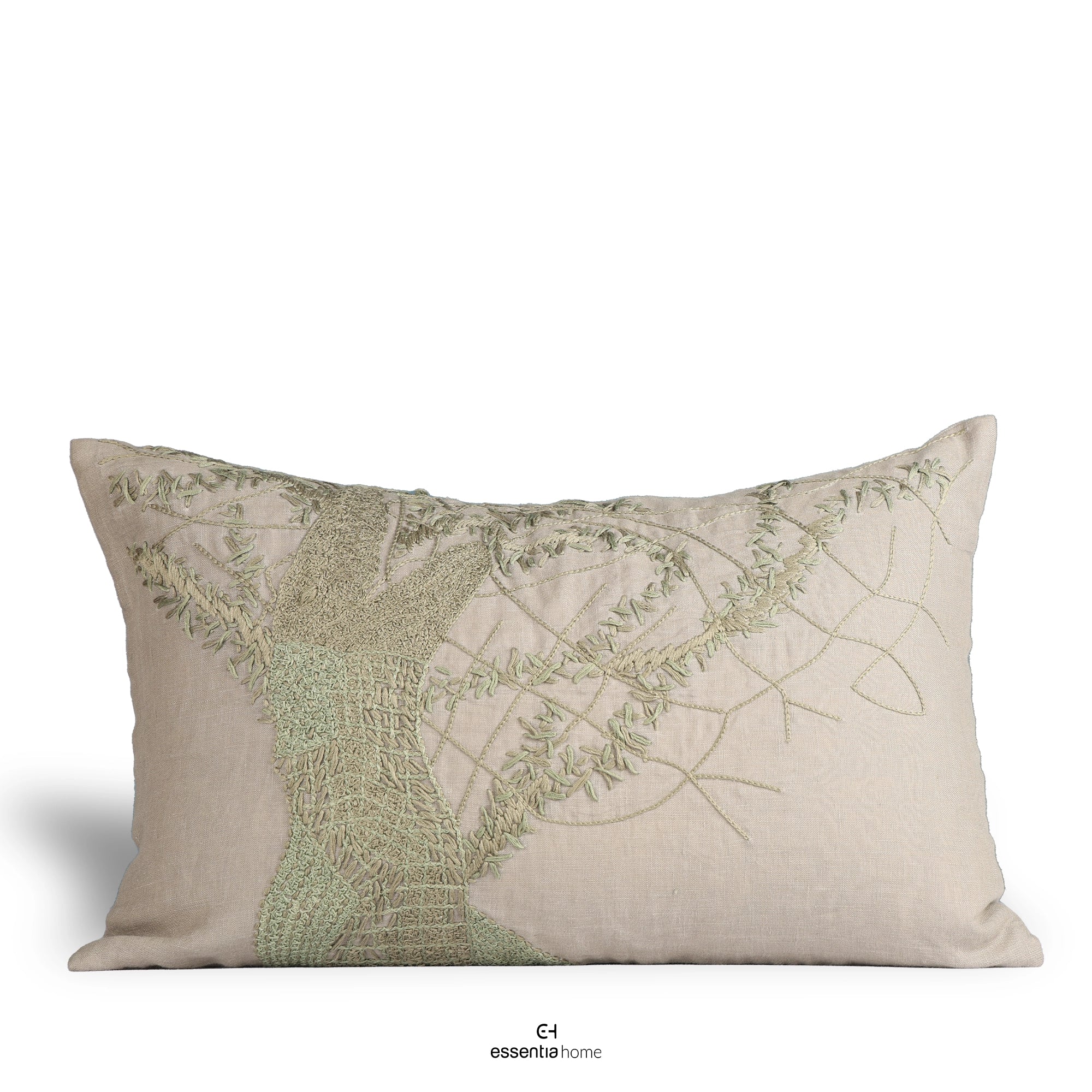 Crocodile Treehide handwork Cushion
