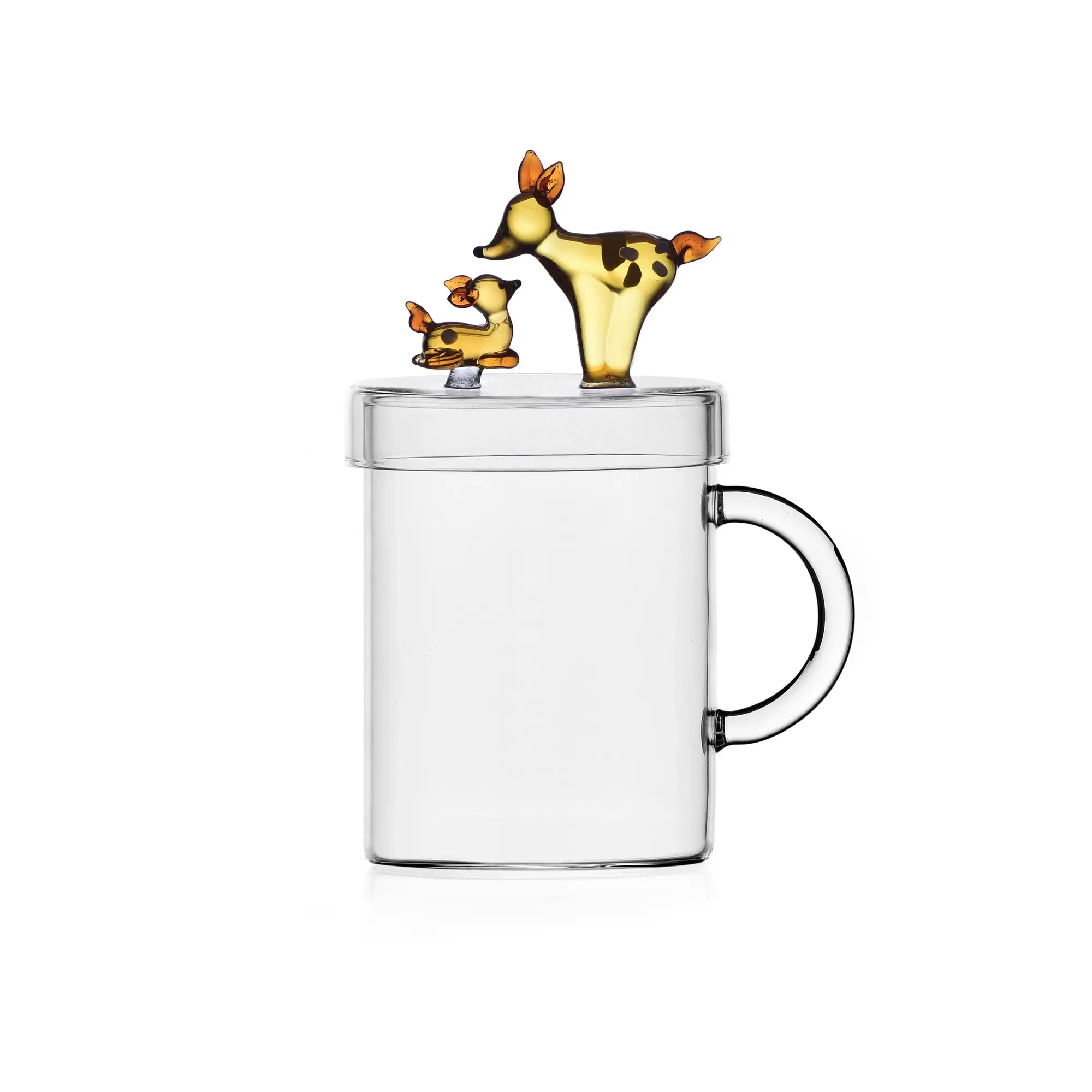 TENDER TIES - Mug With Lid Fawn Family
