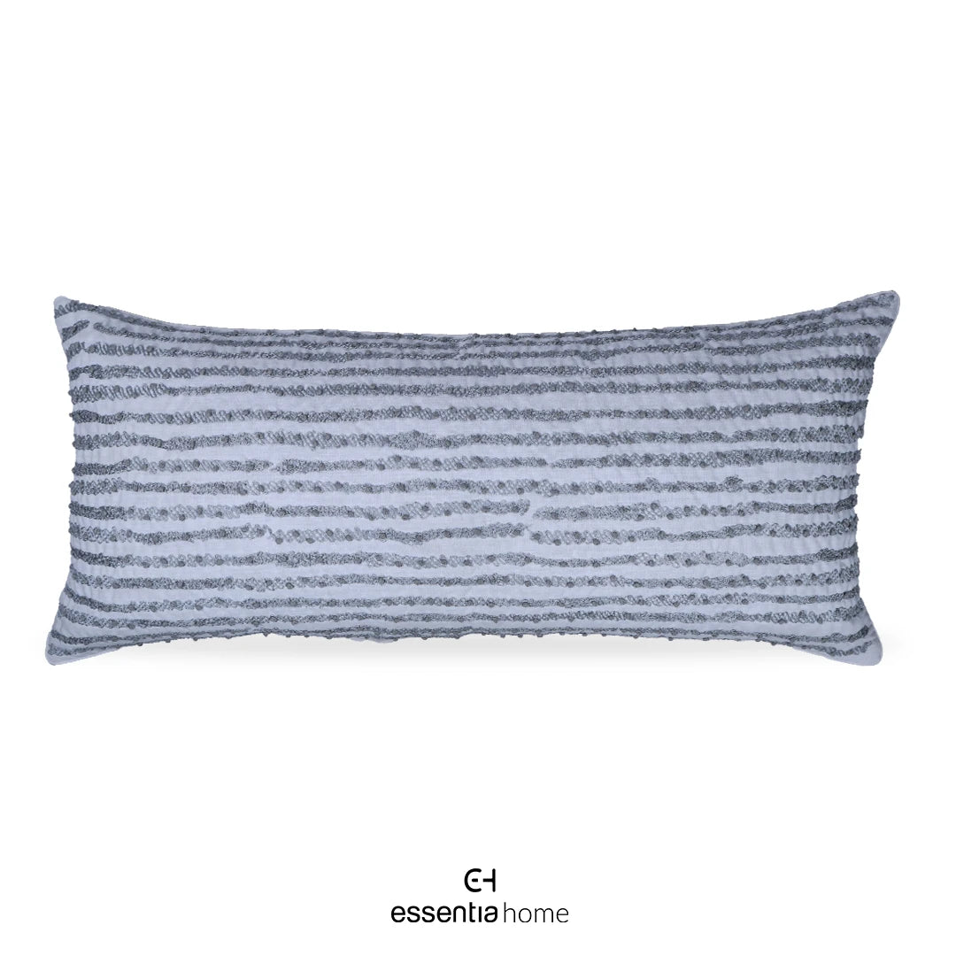 Ivory Texture Block Cushion