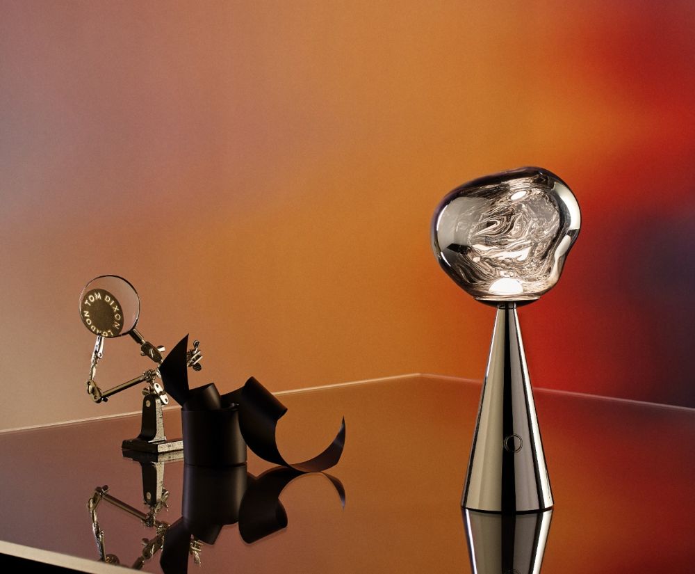 Melt Portable Silver LED - Tom Dixon