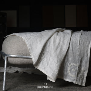 White Thin Throw