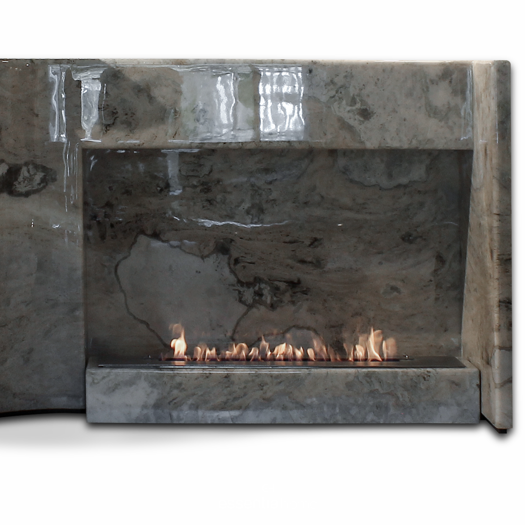 Fireplace by Monica Chawla – Carved Warmth, Sculpted Modernity