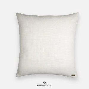 Wildflower Edge Linen Cushion Cover- White