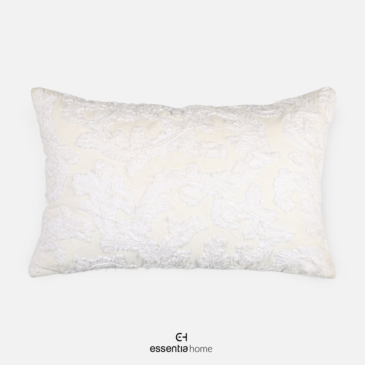frosted fern cushion cover