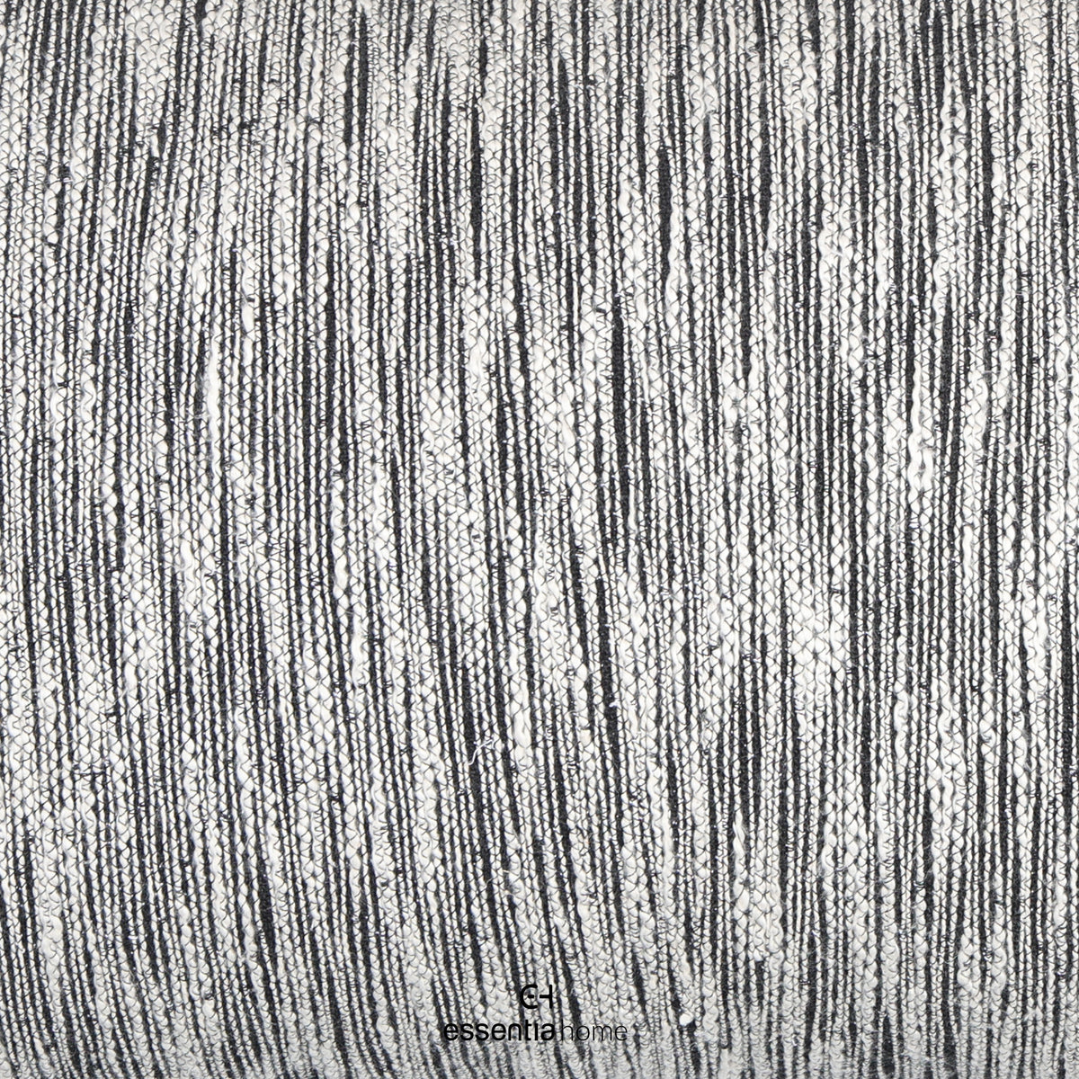 GEN- Linen Monochrome waves cushion cover- Black & white