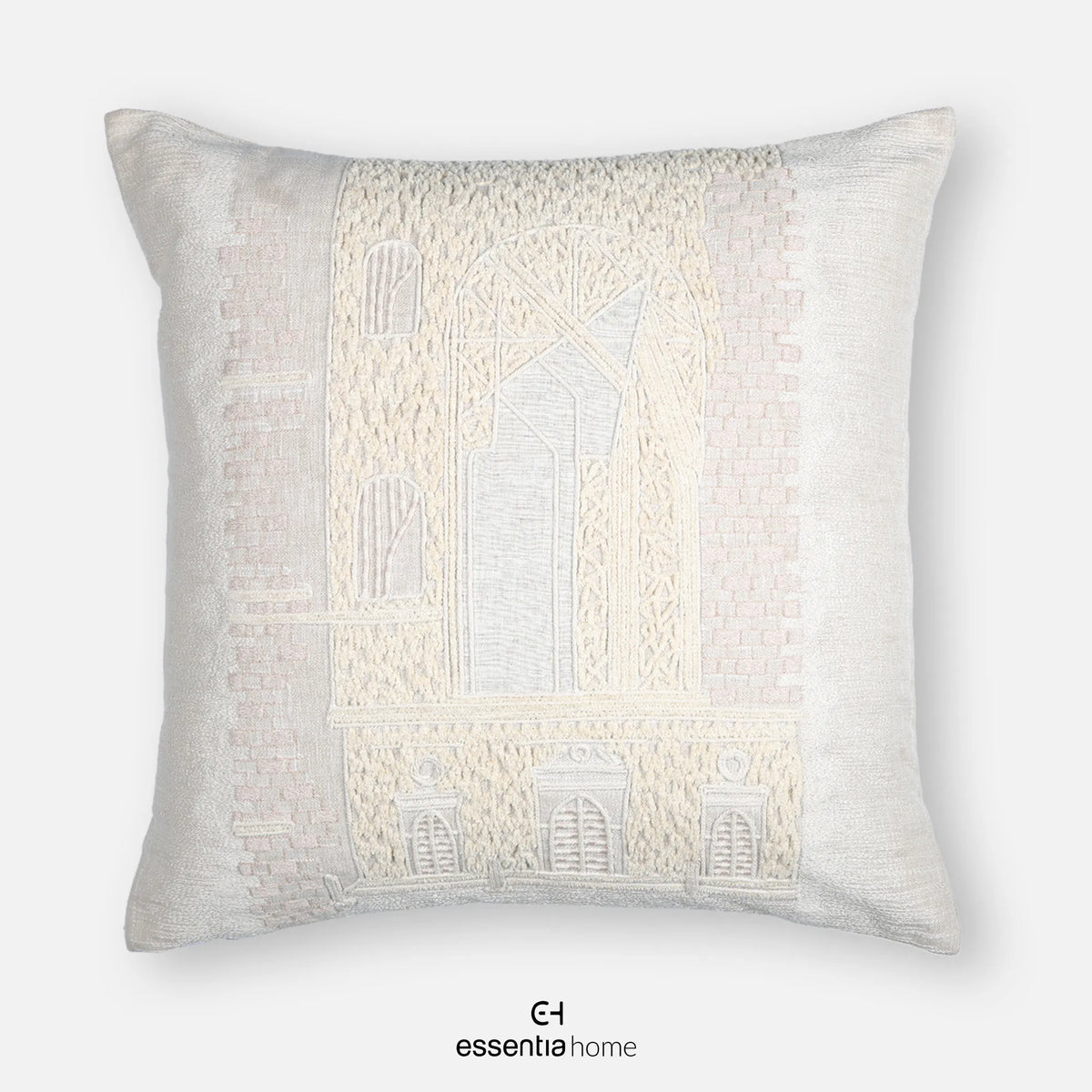 palace entrance arches in natural fabric