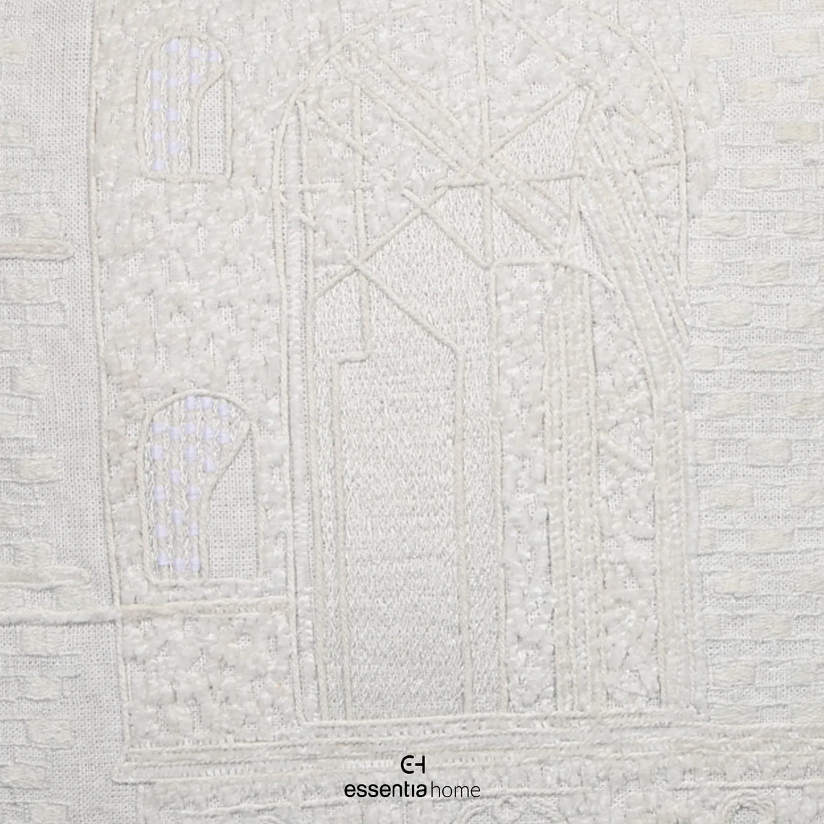 white on white palace entrance arches