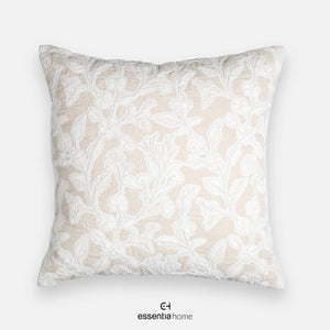 ALL OVER FLORAL PATCH WORK  LINEN