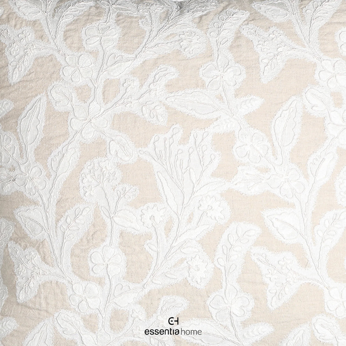 ALL OVER FLORAL PATCH WORK  LINEN