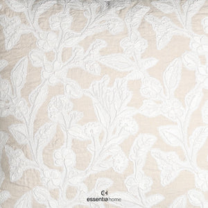 ALL OVER FLORAL PATCH WORK  LINEN