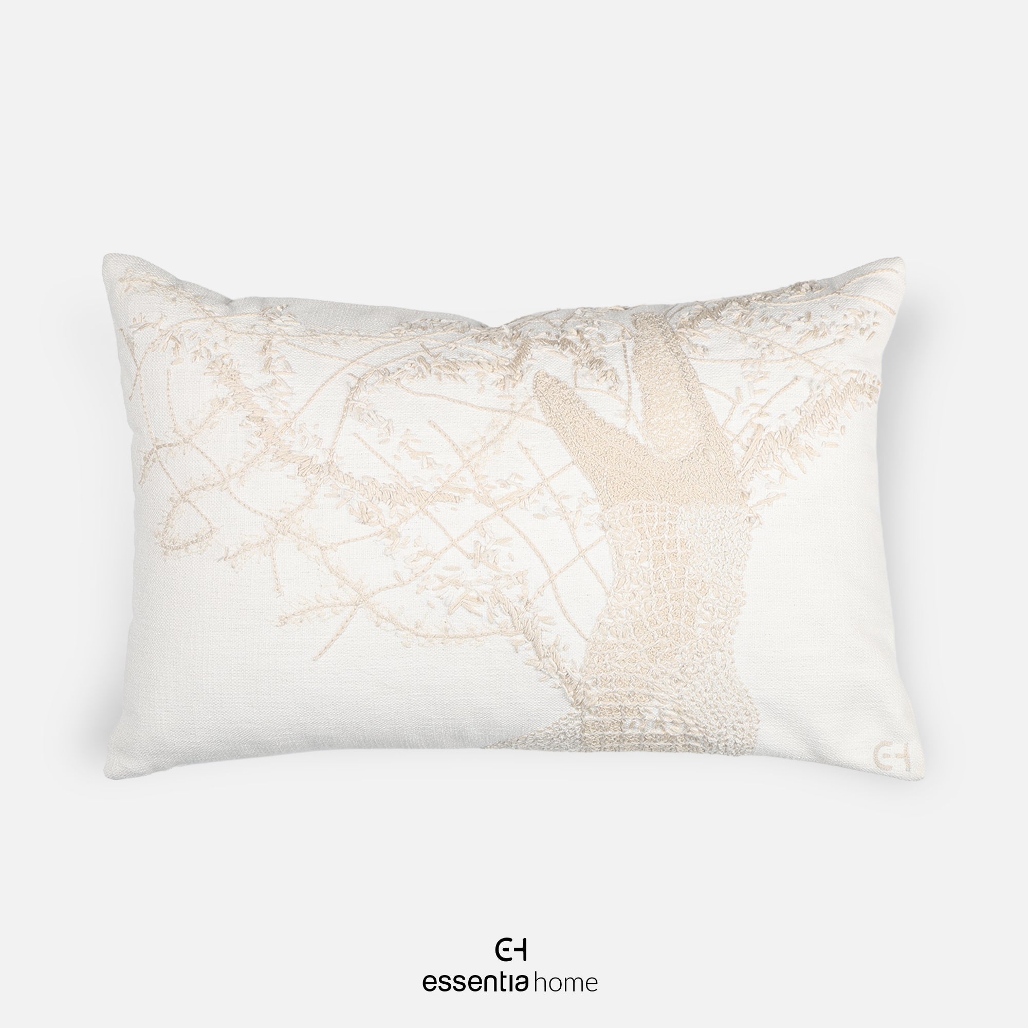 Crocodile Treehide handwork Cushion
