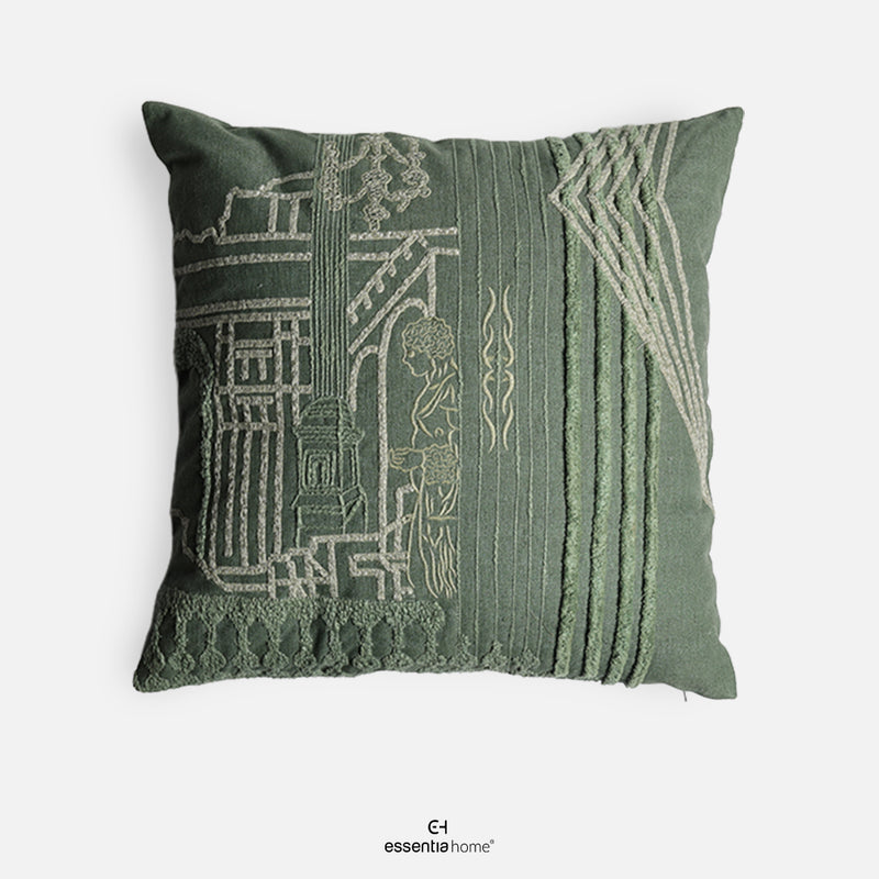 Verdant Heritage Cushion