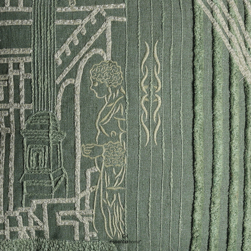 Verdant Heritage Cushion