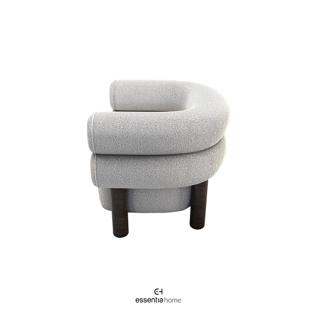 Accent Chair by Ferriani Sbolgi – Sculptural Simplicity, Crafted for Living