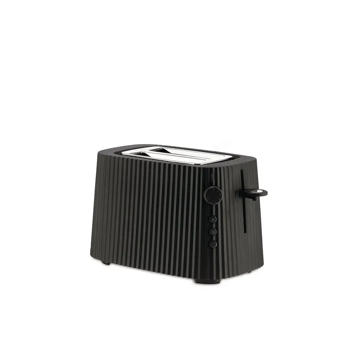 Plisse Toaster in Black by Michele De Lucchi for Alessi