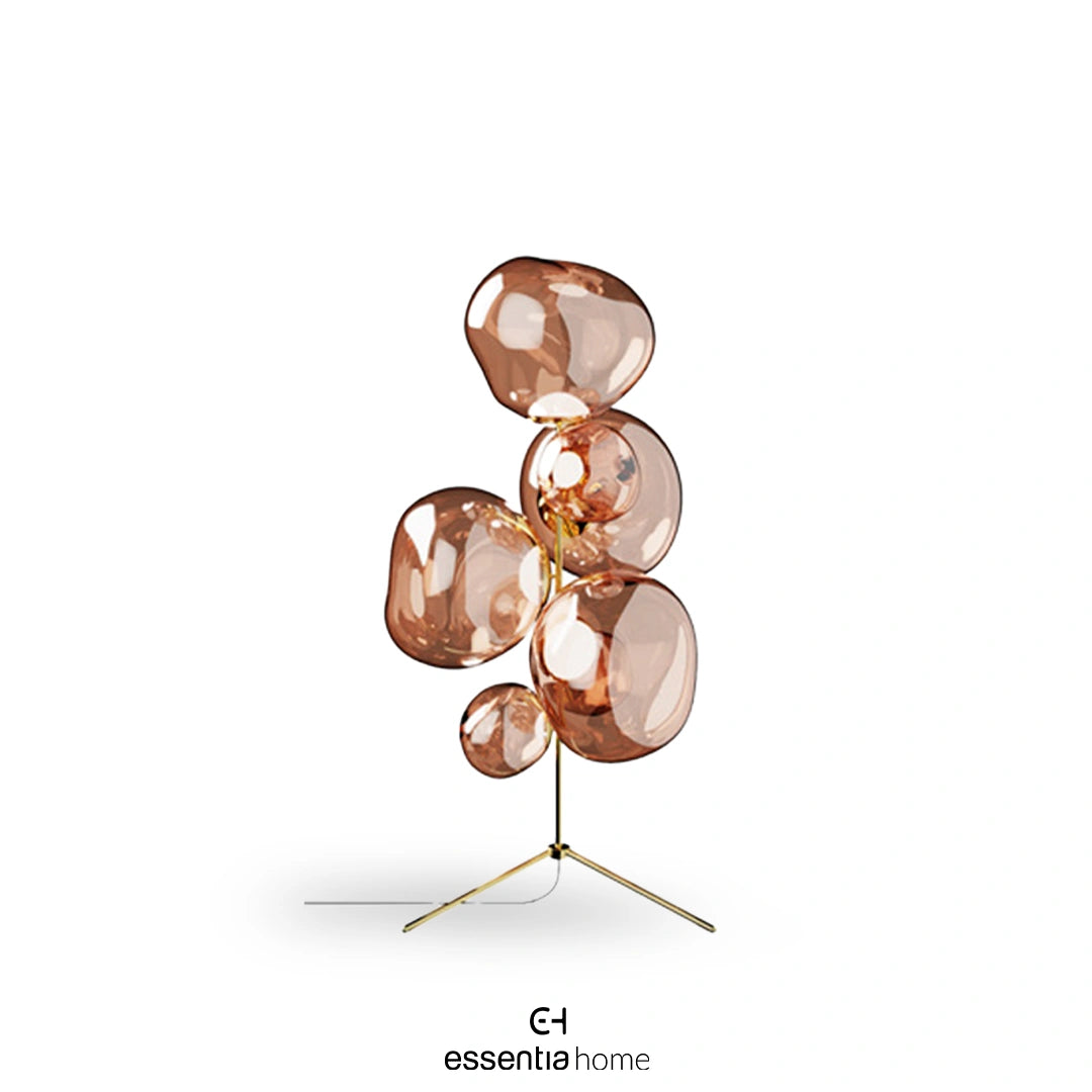 Melt Floor Chandelier Copper LED
