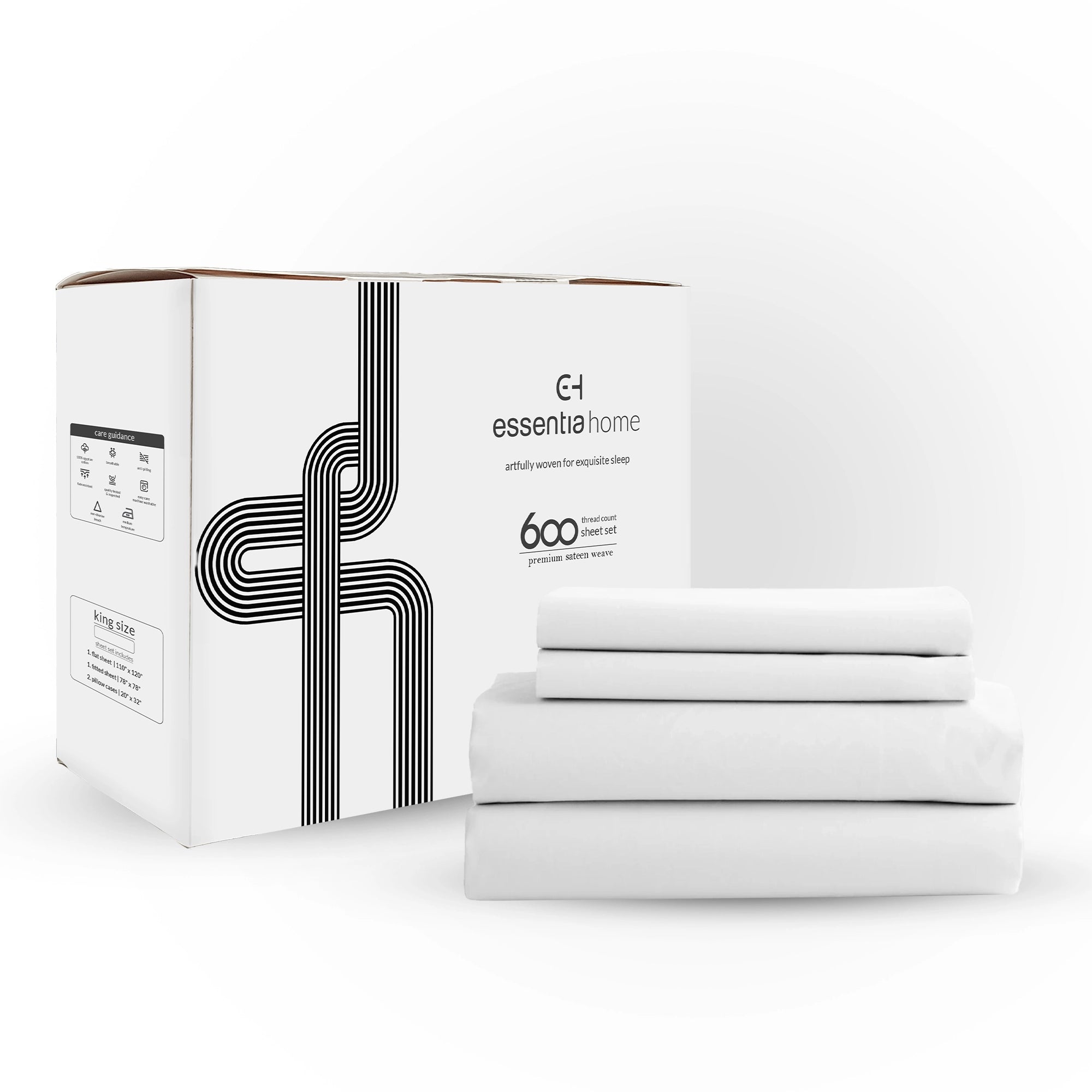 Luxe Weave Cotton-Sateen Bedding Set