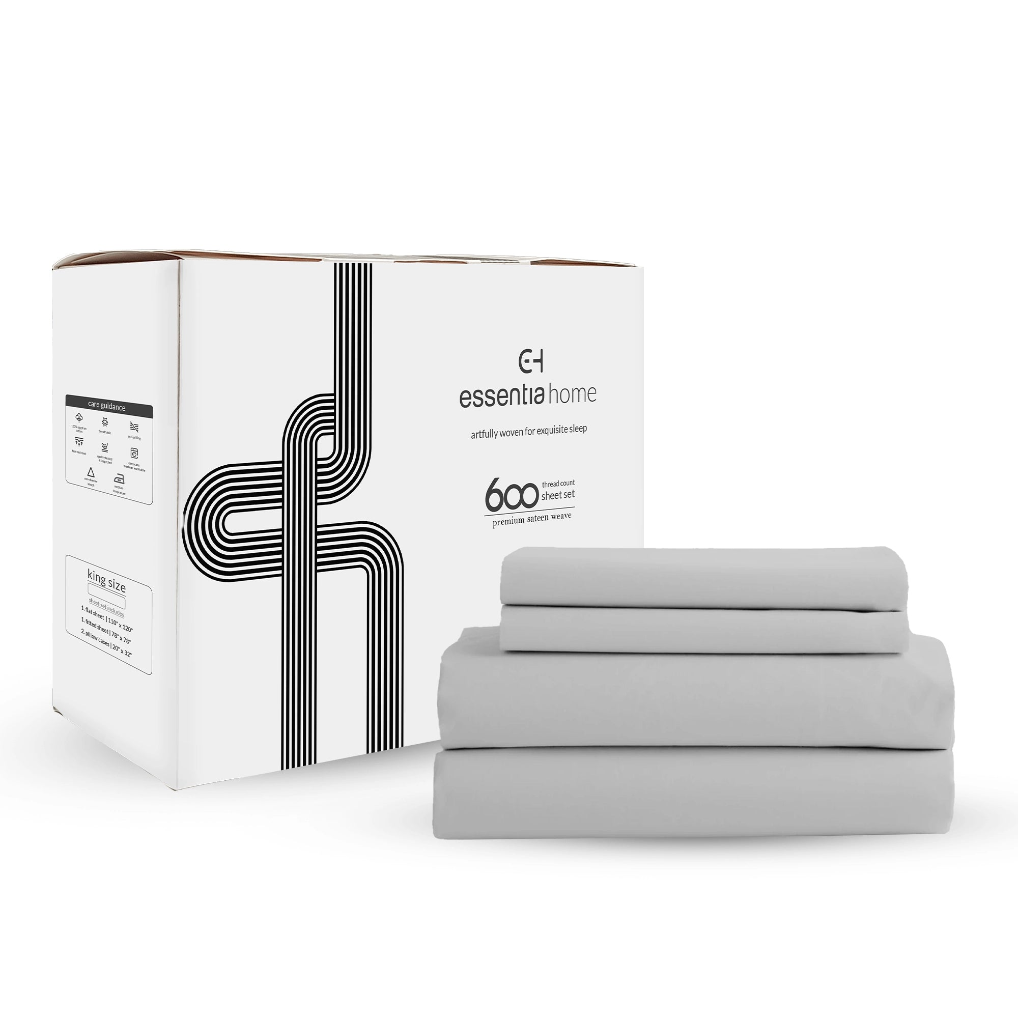 Luxe Weave Cotton-Sateen Bedding Set