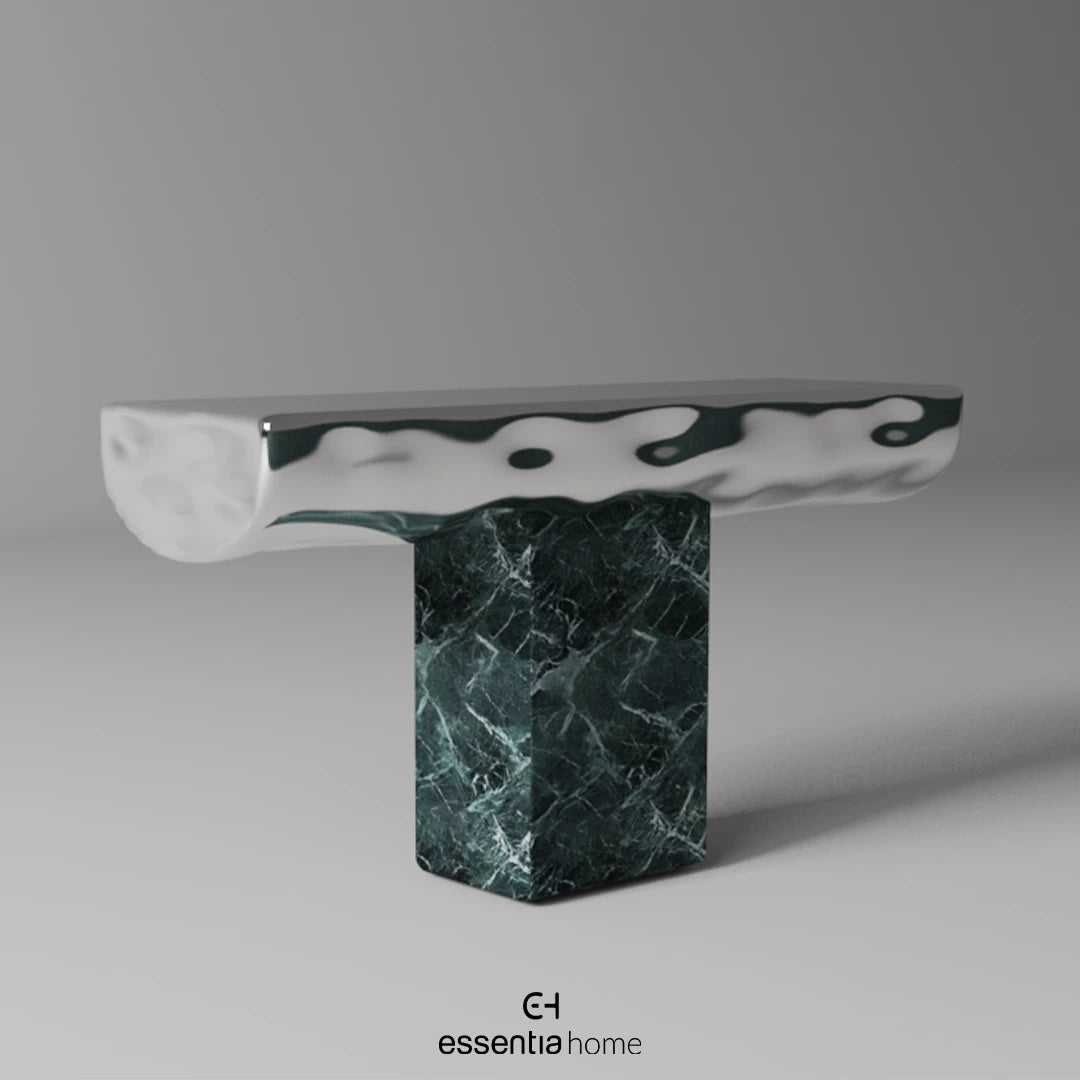 Console with Stone Base