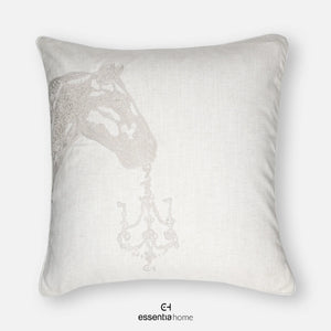 HORSE EMBROIDERY CUSHION