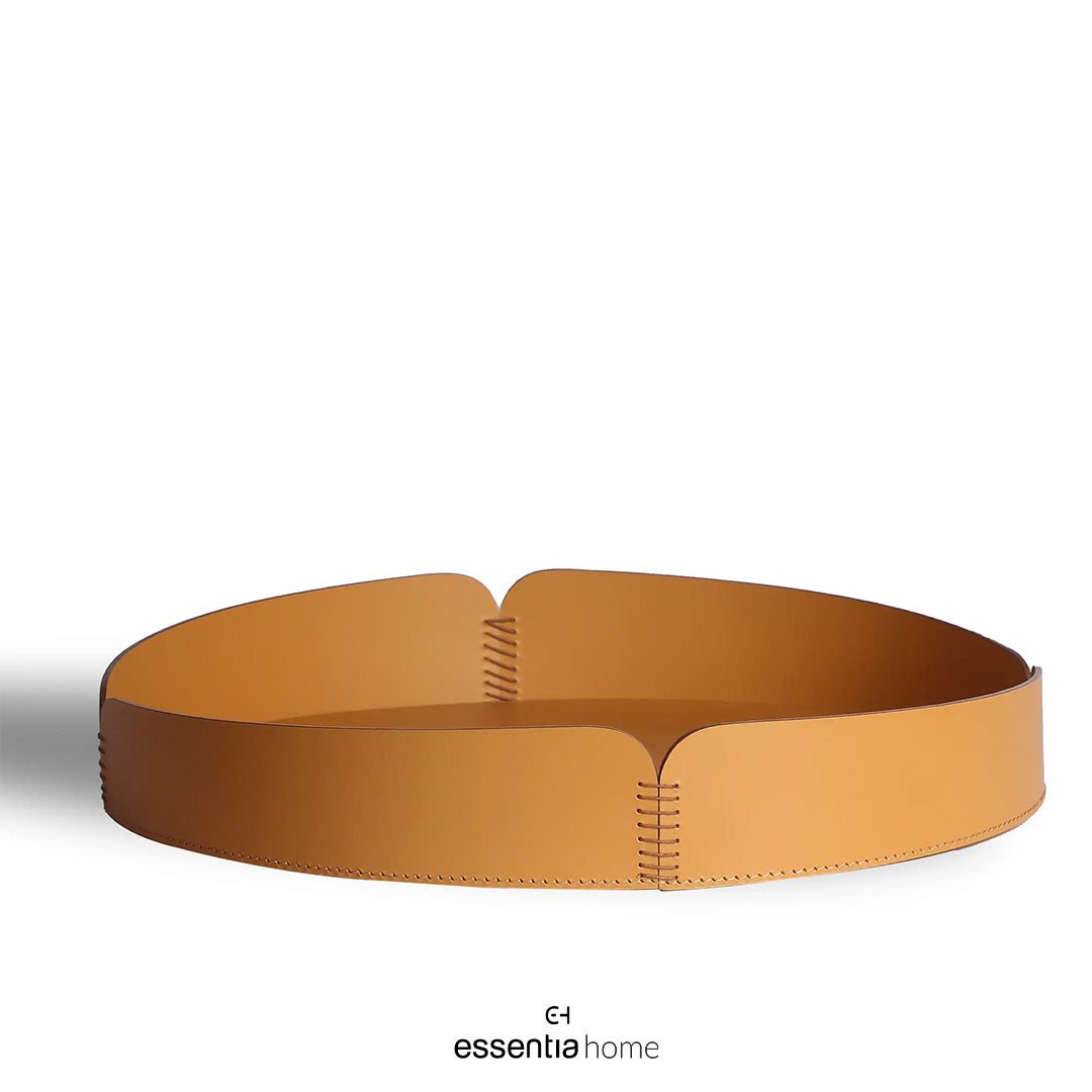 EH Round Tray Large – Nude Tan