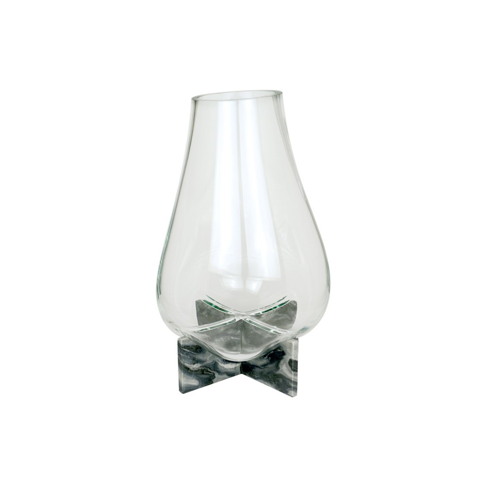GRAVITY CROSS Vase in Grey Marble